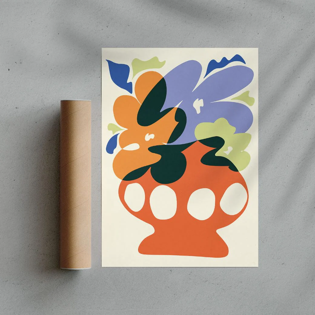 Big Flowers in a Big Vase - Image 3