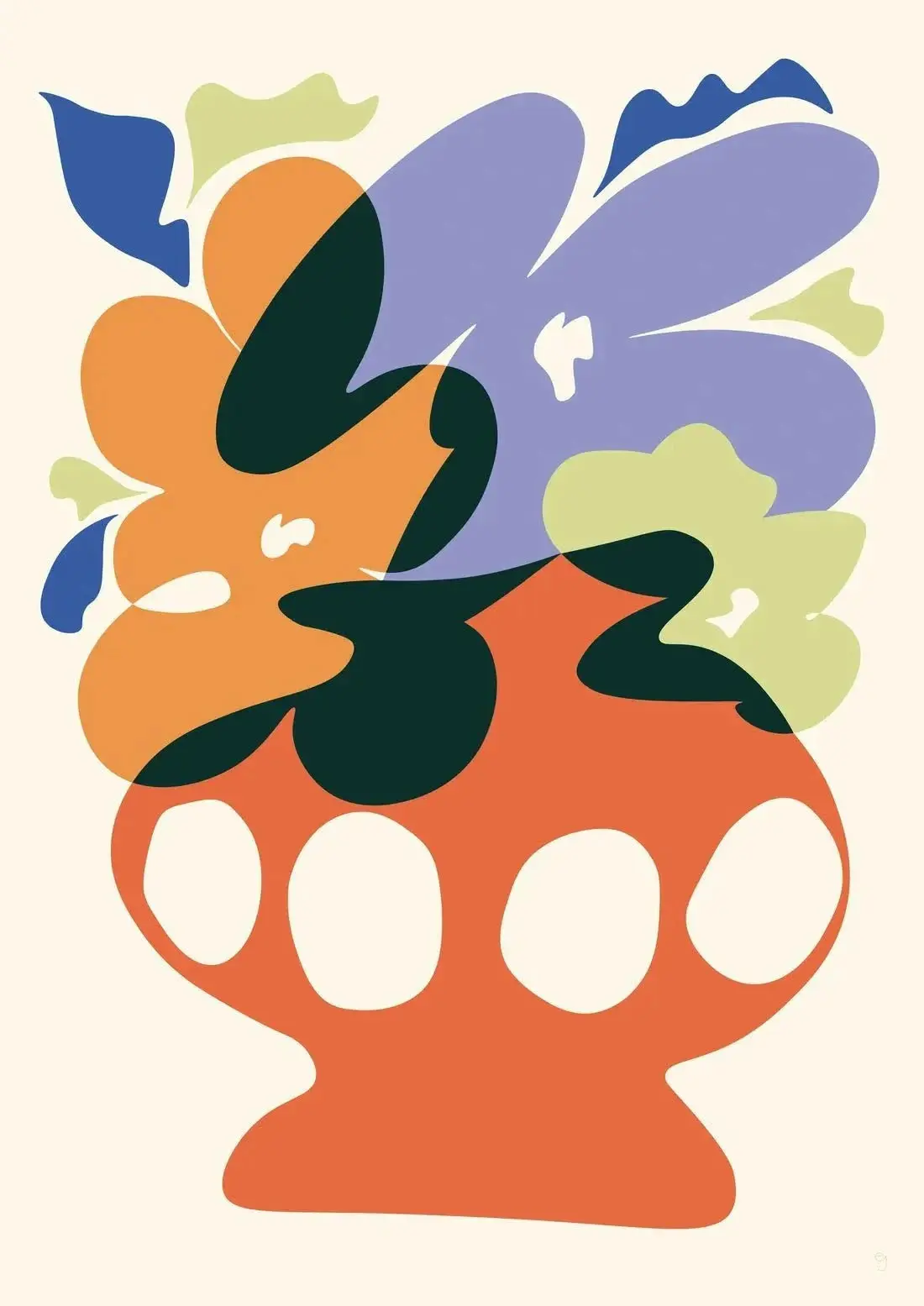 Big Flowers in a Big Vase - Image 2