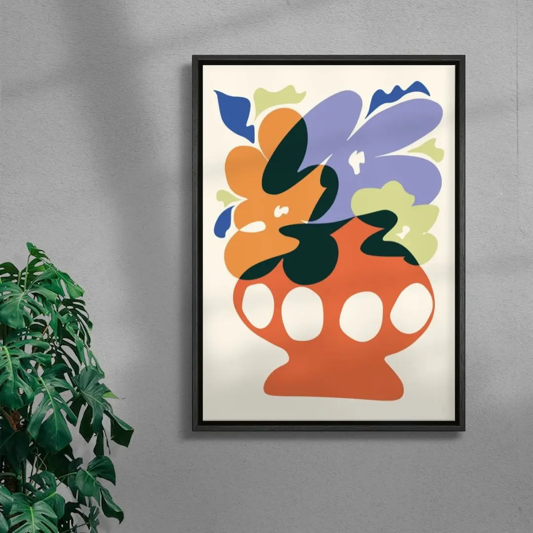 Big Flowers in a Big Vase - Image 3