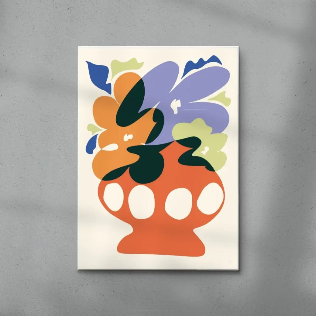 Big Flowers in a Big Vase - Image 6