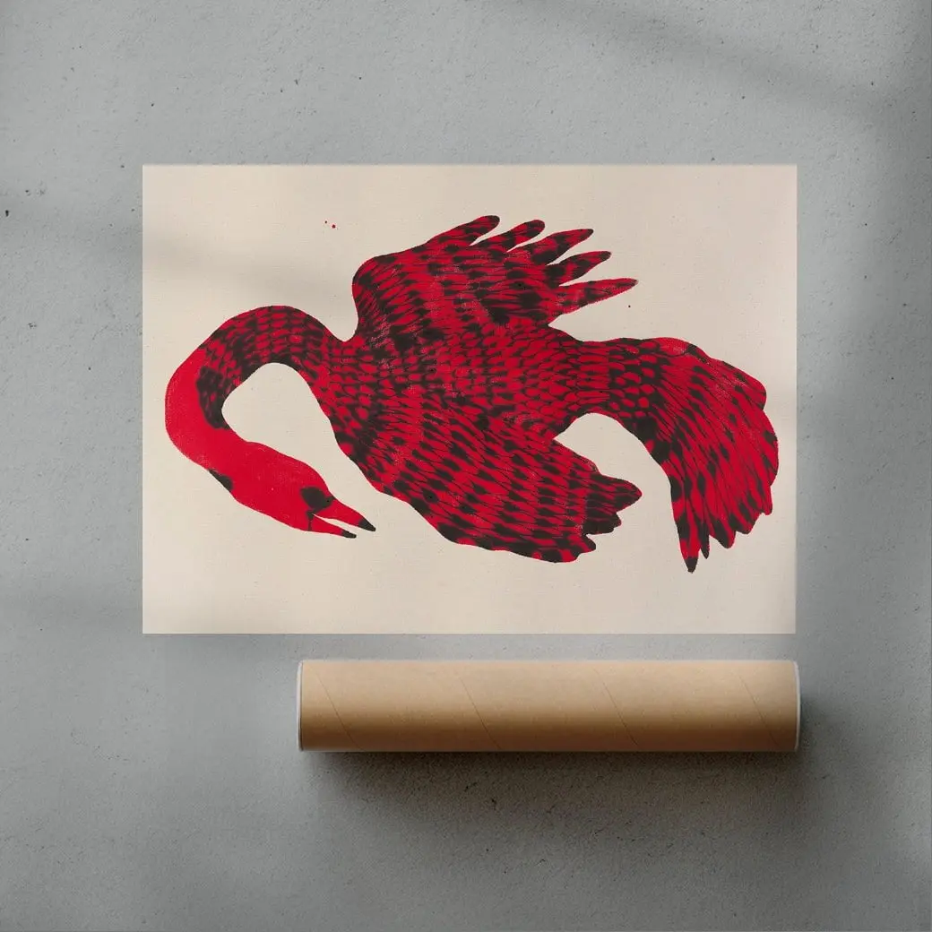 Bird In Red - Image 3