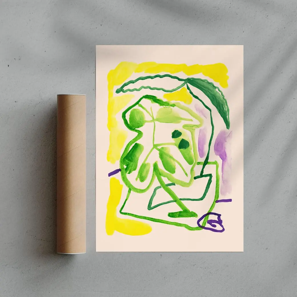 Imagined Flora in Green - Image 2