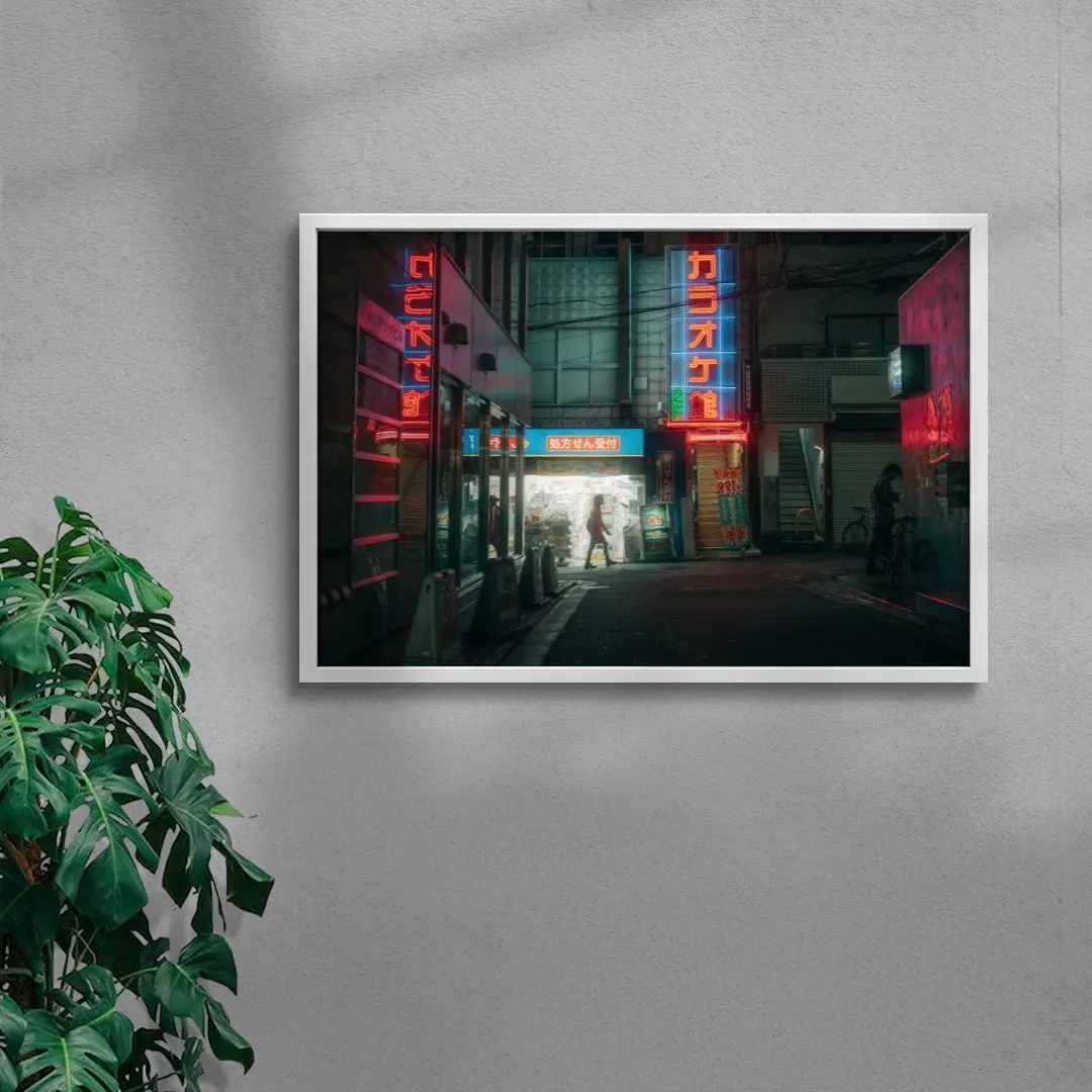 Neon Japanese Alleyway - Image 5
