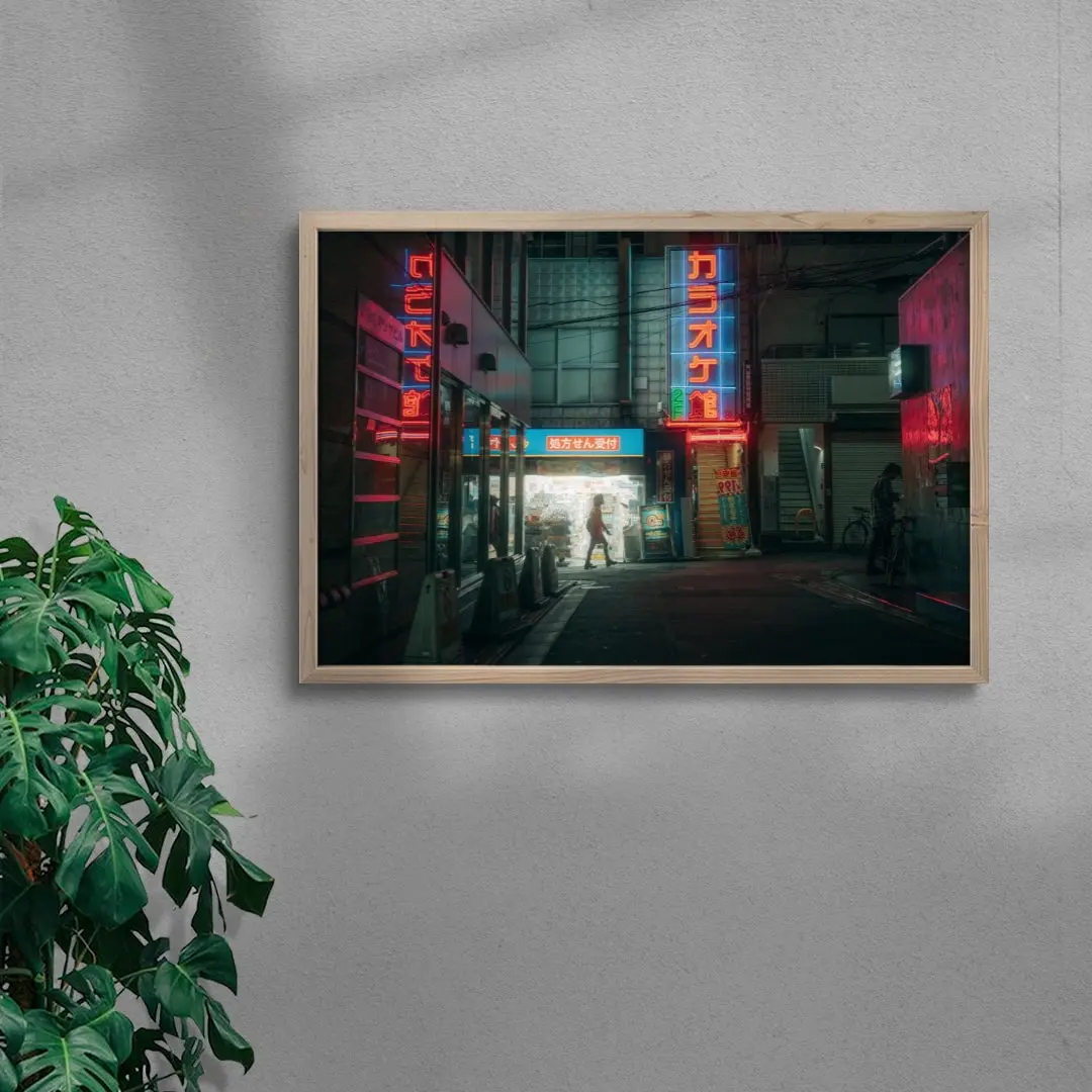 Neon Japanese Alleyway - Image 6