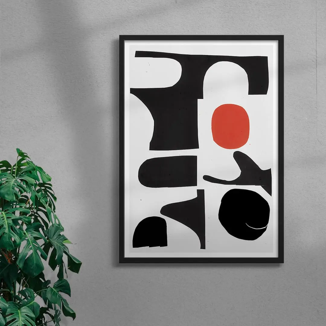 Red Sun Print - UNFRAMED - Image 5