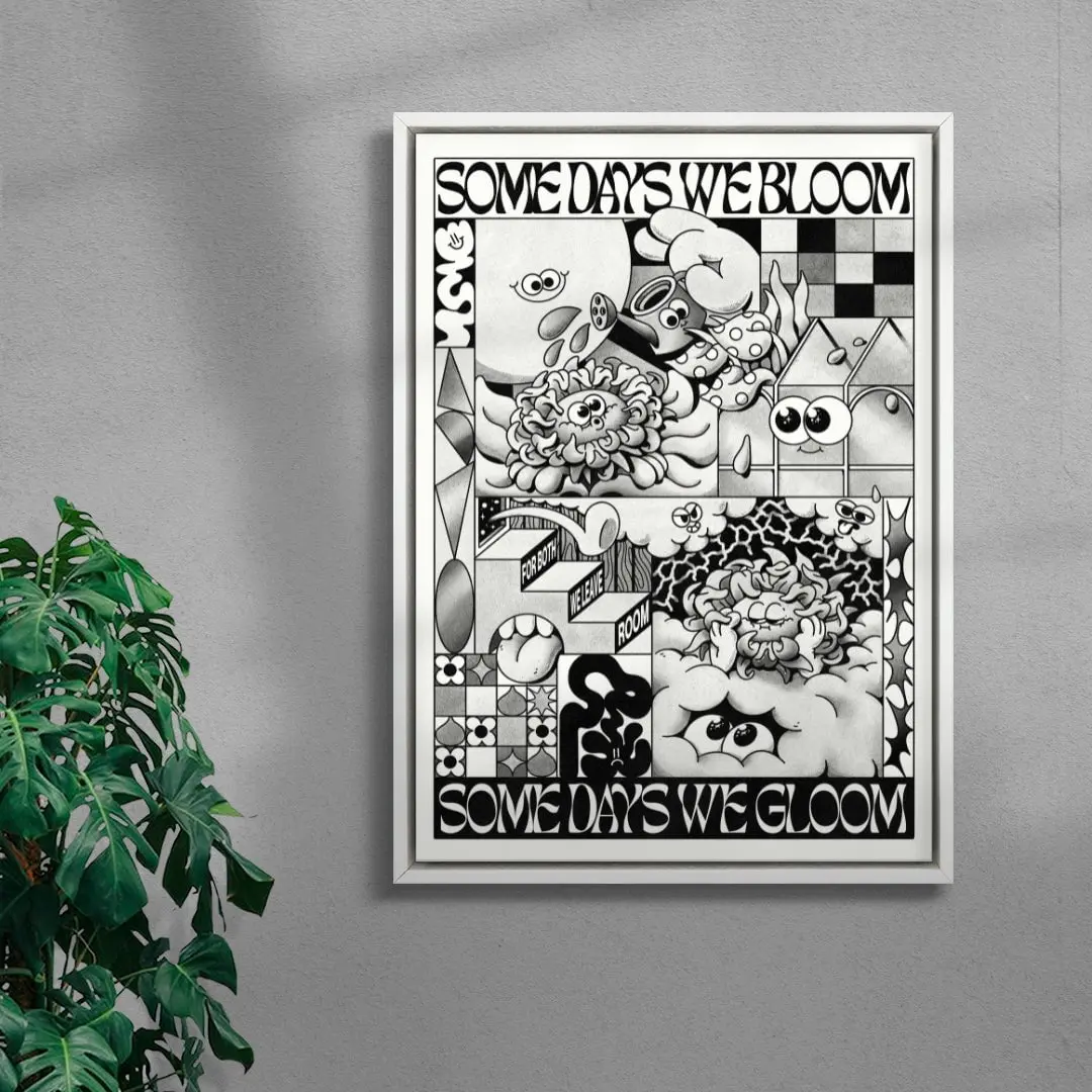 Some Days We Bloom (Black & White) - Image 5