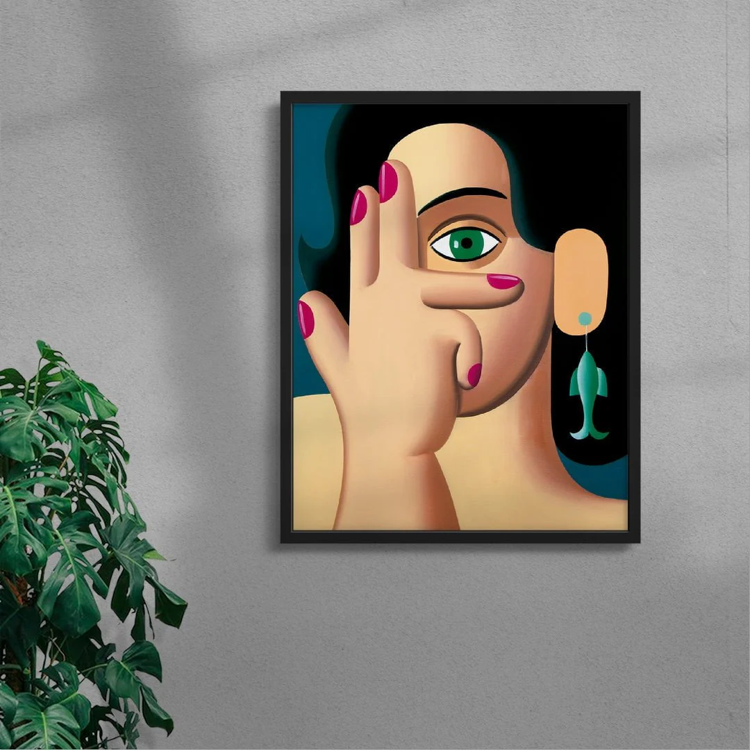 Woman with a fish earring - Image 4