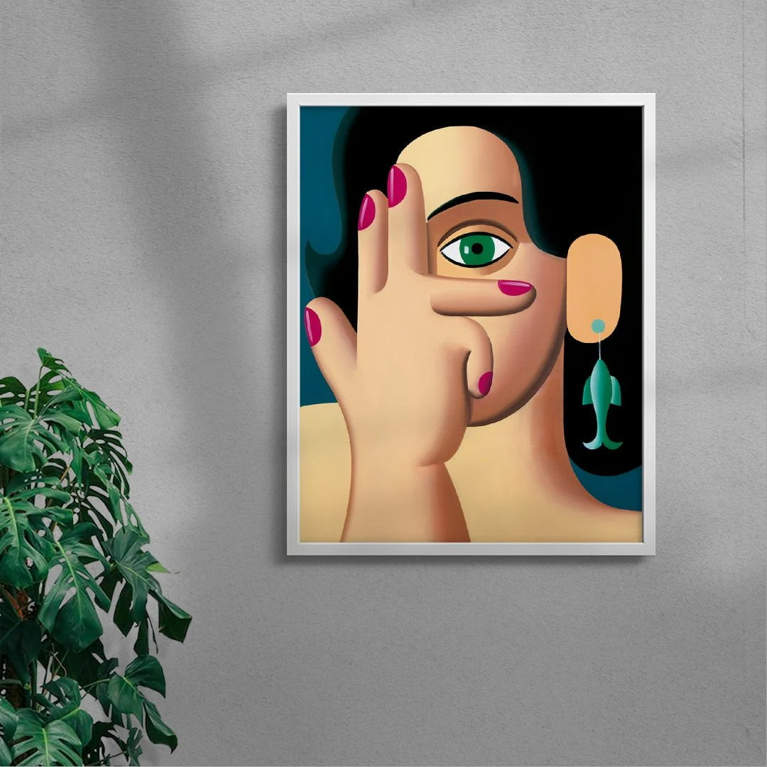 Woman with a fish earring - Image 5