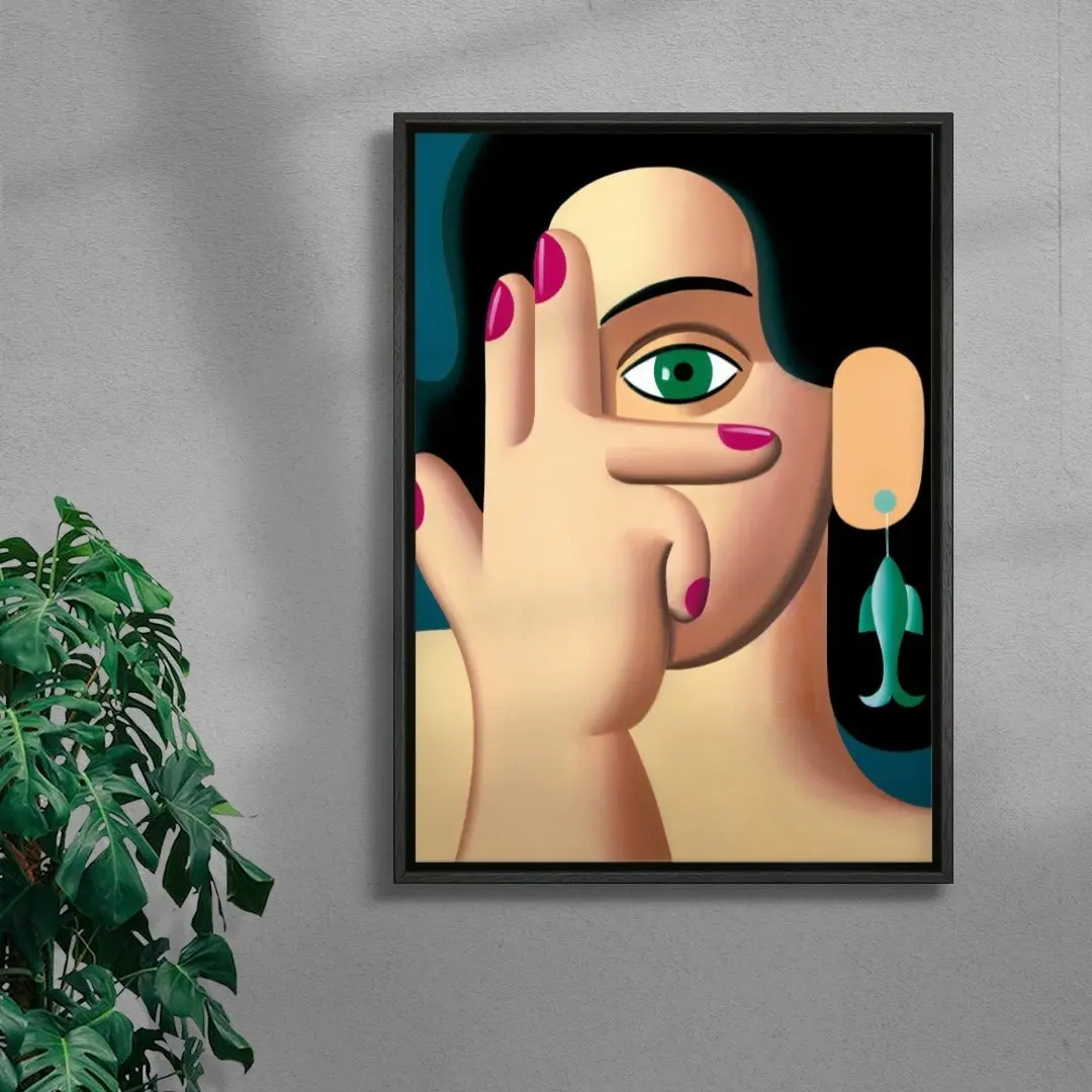 Woman with a fish earring - Image 3