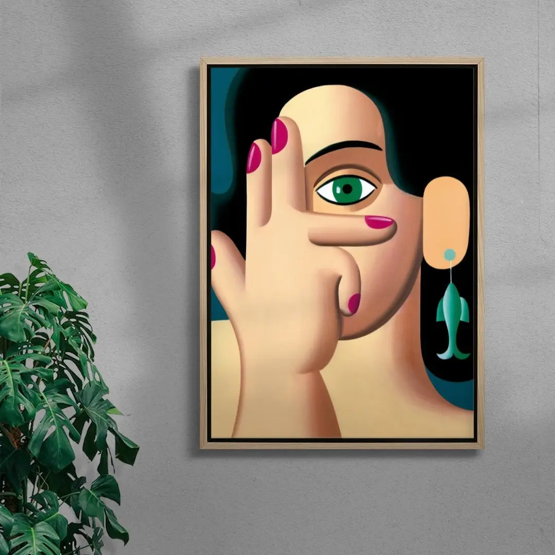 Woman with a fish earring - Image 4
